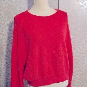 Women's Red Sweater Top